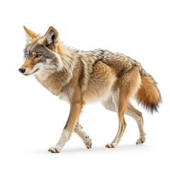 Naklejka premium Coyotes walking side profile