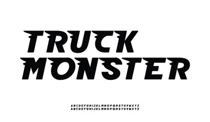 Modern Bold Font. Regular Italic and Number Typography urban style alphabet fonts for fashion, sport, technology, digital, movie, logo design, vector illustration