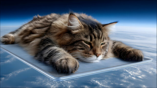 programming on a floating transparent keyboard while suspended in space