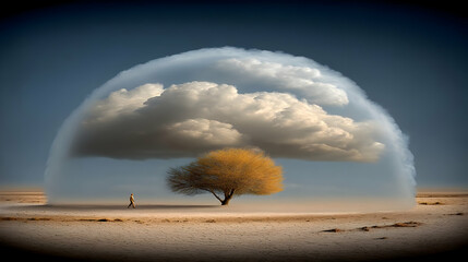 printing floating documents into the air using a cube-shaped device