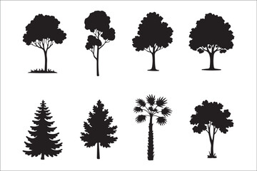 Tree Silhouette Vector Bundle &ndash; Nature SVG Clipart for Cricut & Design Projects

Pine, Oak & Palm Tree Silhouettes &ndash; Forest SVG Pack for Crafts & Wall Art

Tree SVG Clipart Set &ndash; Botanical Silhouettes