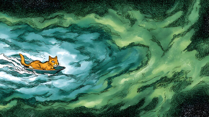 programming on a floating transparent keyboard while suspended in space