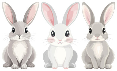 PNG Rabbit illustration animal bunny transparent background.