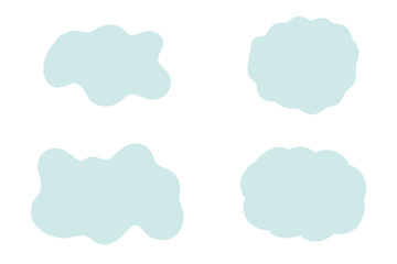 Abstract Blob Shapes – Soft Pastel Vector Elements.