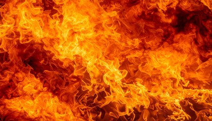 Intense Burning Fire Flames Background Texture Image for Design