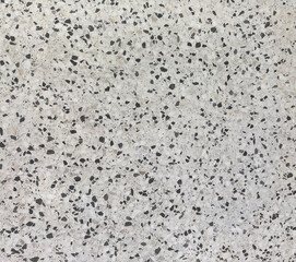 Colorful white terrazzo with colorful quartz stone texture. Terrazzo is increasingly being used in contemporary edgy and stylish interior as wall or floor finishing.