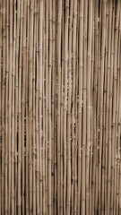 Natural Bamboo Closeup Vertical Brown Minimalism Texture Background Design