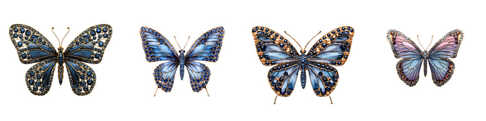 Vibrant and Elegant Butterflies in Flight