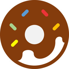 ドーナツのグラフィック素材イラスト