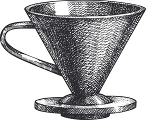 Alternative Coffee Maker Illustration