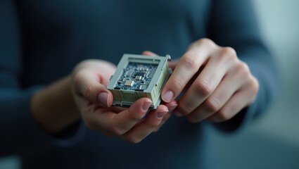 Shellcheck. Neural processing unit IIoT Post Quantum Cryptography Machine learning engineer Smart factory tinygo M5stack Edge impulse Jasper AI Agnikul Female hands holding mechanical watch movement 