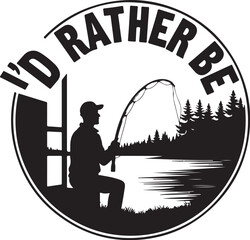 Obraz premium Born to Fish: Pro T-Shirt Bundle 