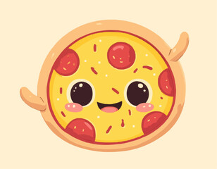 Vector Pizza Illustration - Cartoon Illustrations