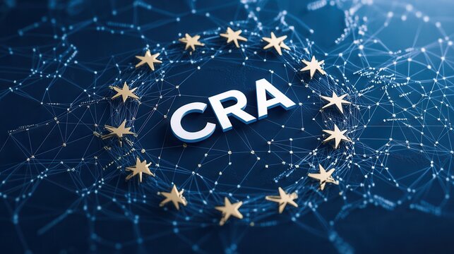 CRA European Cybersecurity Regulation Digital Concept