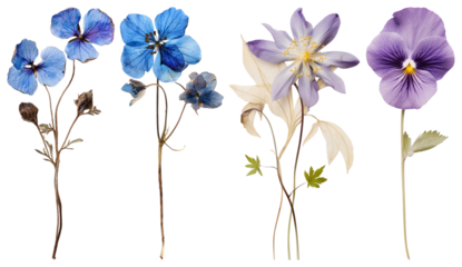 PNG Columbine flower plant petal, transparent background