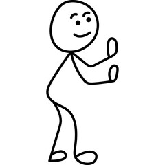 Hand Drawn Stick Man