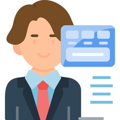 User card Icon Vector Element