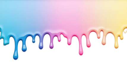 rainbow ink liquid flow (png)