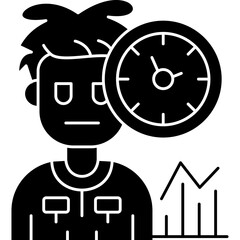 Clock Icon Vector Element