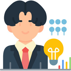 Business Idea Icon Vector Element