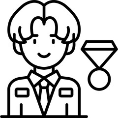Groom Icon Vector Element
