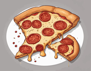 Pizza Vector Illustrations