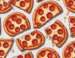 Pizza Vector Illustrations