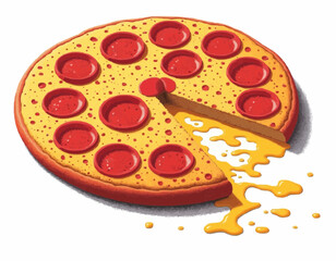 Pizza Vector Illustrations