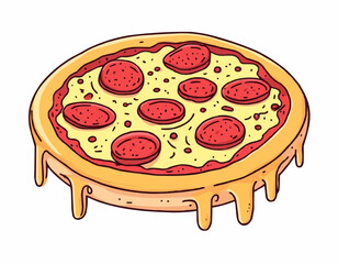 Pizza Vector Illustrations