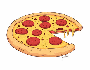 Pizza Vector Illustrations