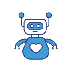 Health AI Assistant Icon vector stock illustration