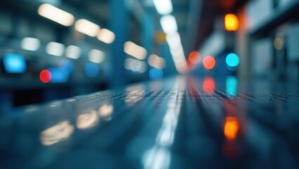 Abstract bokeh. City lights. Night scene. Blurred street. Urban background. Colorful dots. Out of focus. Modern aesthetic. Soft glow. Digital art. Photo backdrop. Web design. Marketing asset. Creativ