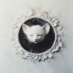 A minimal and mysterious illustration