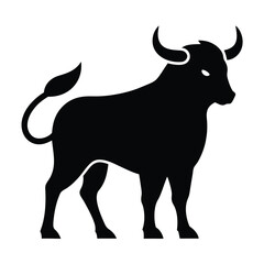 bull animal vector artwork