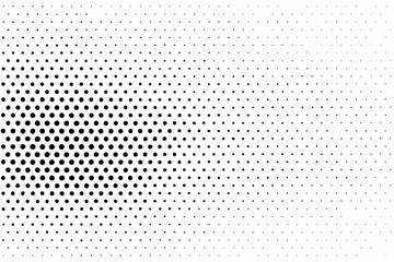 Abstract white and black halftone background vector