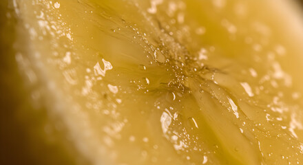 Extreme Close Up Of A Banana Fruit Illustrating Deliciousness And Freshness