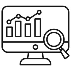 Data Analysis Outline Icon