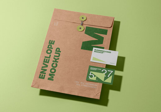C4 Envelope Mockup