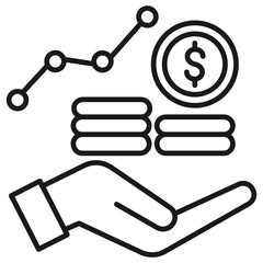 Profit Outline Icon