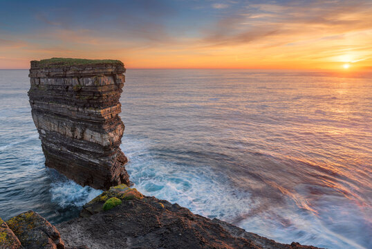 Dun Briste Sea stack Downpatrick Head Wild Atlantic Way Ireland