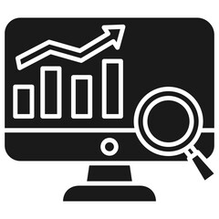 Data Analysis Glyph Icon
