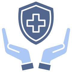 Insurance  Flat Blue Icon