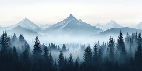 Obraz premium Alps landscape banner