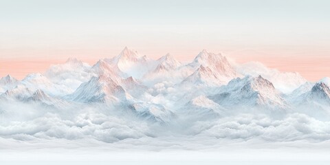 Obraz premium Alps landscape banner