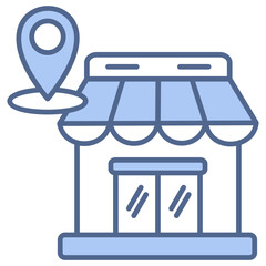 Location Pin Blue Icon