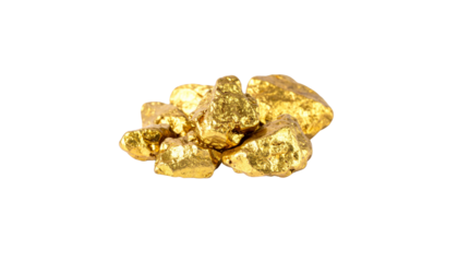 Gold nuggets are symbol of wealth and prosperity, showcasing their shiny, metallic surface and unique shapes. These natural formations are often sought after for investment and jewelry
