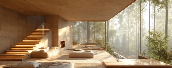 Explore the beauty and sustainability of a passive house design featuring natural materials, blending comfort with eco-friendliness.