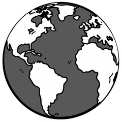 Obraz premium earth vector illustration