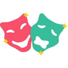 Comedy Mask Element 