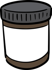 Illustration of medicine bottle
